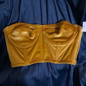 Urban outfitters corset crop top